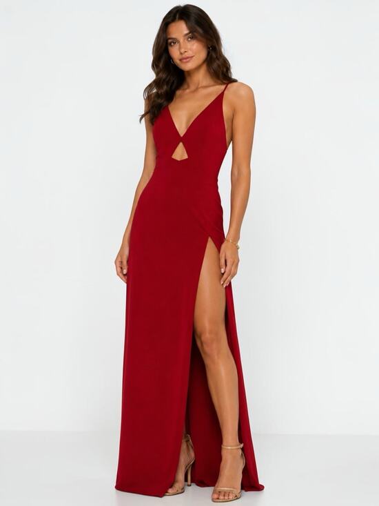 Mac Duggal Dresses & Skirts - IEENA for Mac Duggal NWT size 12 8 Red Column Sleeveless Gown 27434